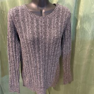 St. John's Bay Textured Gray Women's Sweater